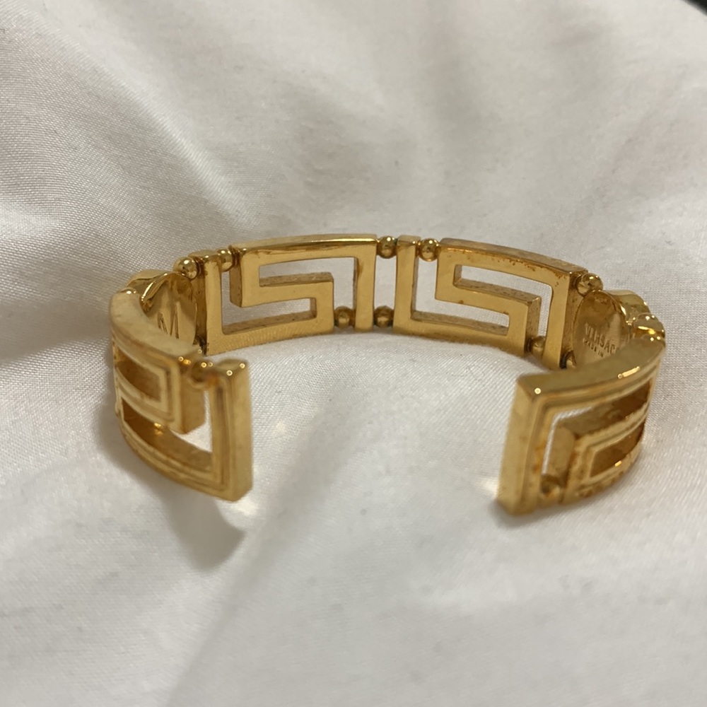 VERSACE FENDACE CUFF BRACELET - Picture 2 of 4